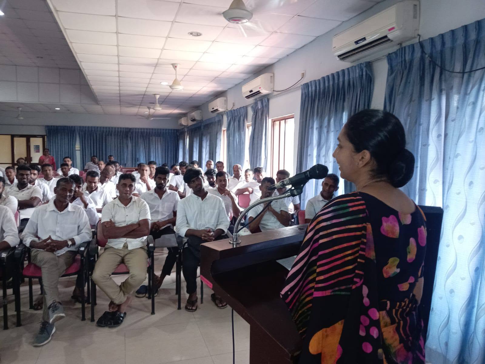 Raising awareness among private bus drivers and conductors….